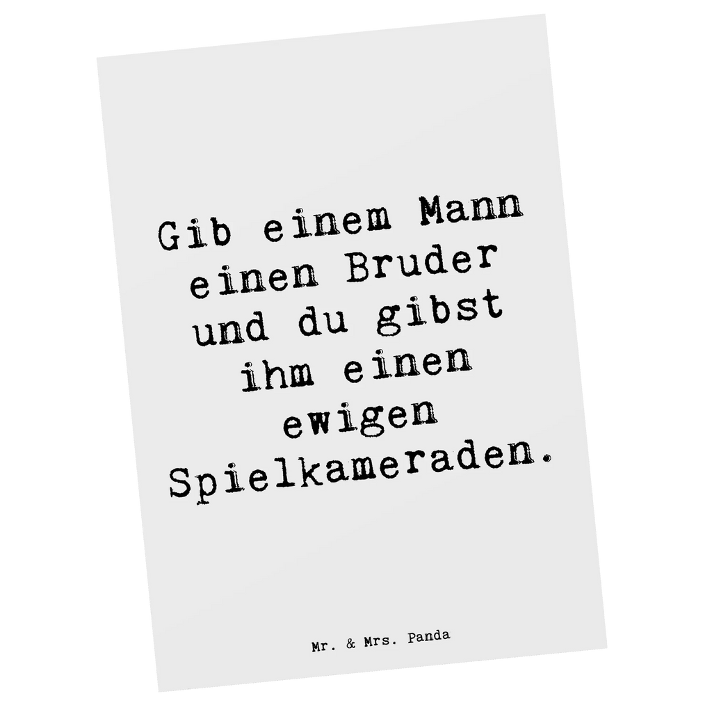 Postkarte Spruch Bruder Spielkamerad Postkarte, Karte, Geschenkkarte, Grußkarte, Einladung, Ansichtskarte, Geburtstagskarte, Einladungskarte, Dankeskarte, Ansichtskarten, Einladung Geburtstag, Einladungskarten Geburtstag, Familie, Vatertag, Muttertag, Bruder, Schwester, Mama, Papa, Oma, Opa