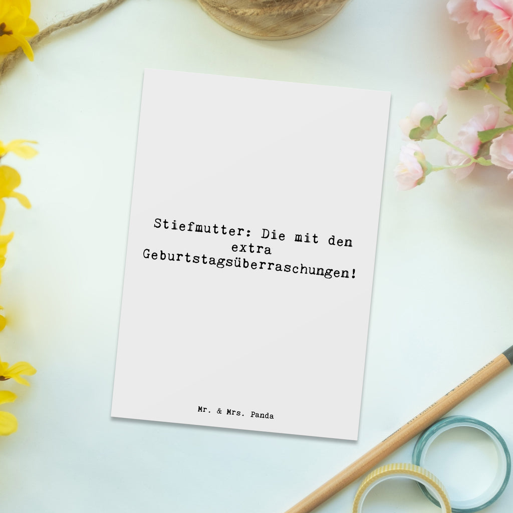 Postkarte Spruch Stiefmutter Überraschungen Postkarte, Karte, Geschenkkarte, Grußkarte, Einladung, Ansichtskarte, Geburtstagskarte, Einladungskarte, Dankeskarte, Ansichtskarten, Einladung Geburtstag, Einladungskarten Geburtstag, Familie, Vatertag, Muttertag, Bruder, Schwester, Mama, Papa, Oma, Opa