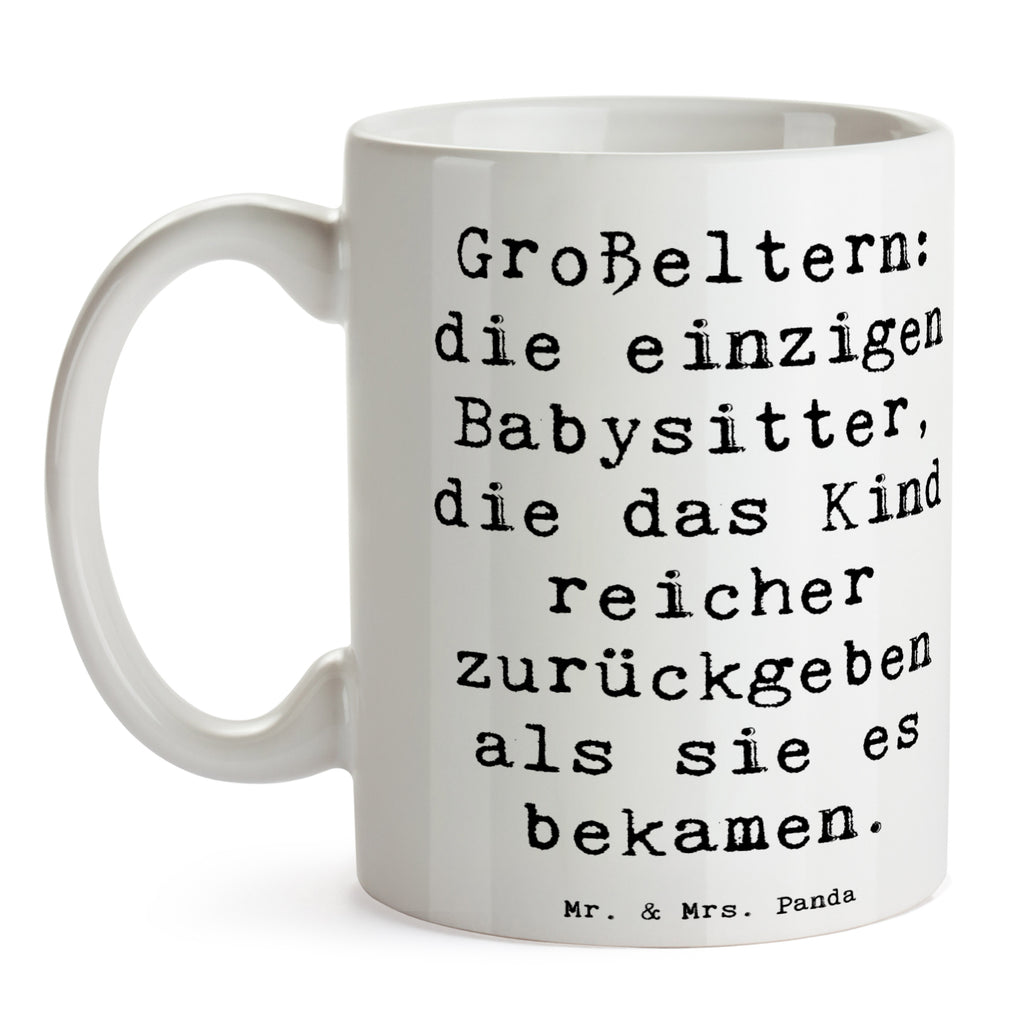 Tasse Spruch Großeltern Babysitter Tasse, Kaffeetasse, Teetasse, Becher, Kaffeebecher, Teebecher, Keramiktasse, Porzellantasse, Büro Tasse, Geschenk Tasse, Tasse Sprüche, Tasse Motive, Kaffeetassen, Tasse bedrucken, Designer Tasse, Cappuccino Tassen, Schöne Teetassen, Familie, Vatertag, Muttertag, Bruder, Schwester, Mama, Papa, Oma, Opa