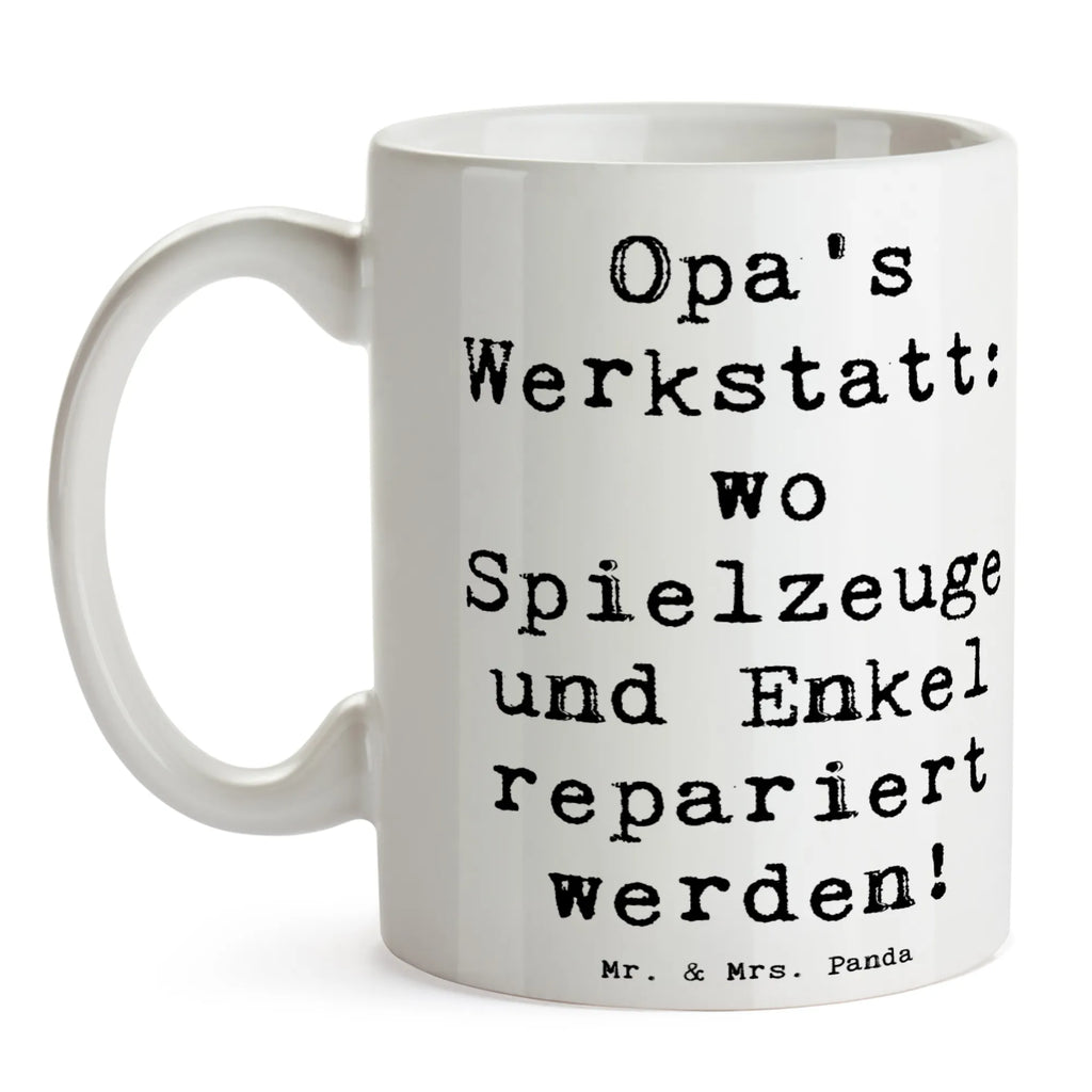 Tasse Spruch Großeltern Werkstatt Tasse, Kaffeetasse, Teetasse, Becher, Kaffeebecher, Teebecher, Keramiktasse, Porzellantasse, Büro Tasse, Geschenk Tasse, Tasse Sprüche, Tasse Motive, Kaffeetassen, Tasse bedrucken, Designer Tasse, Cappuccino Tassen, Schöne Teetassen, Familie, Vatertag, Muttertag, Bruder, Schwester, Mama, Papa, Oma, Opa