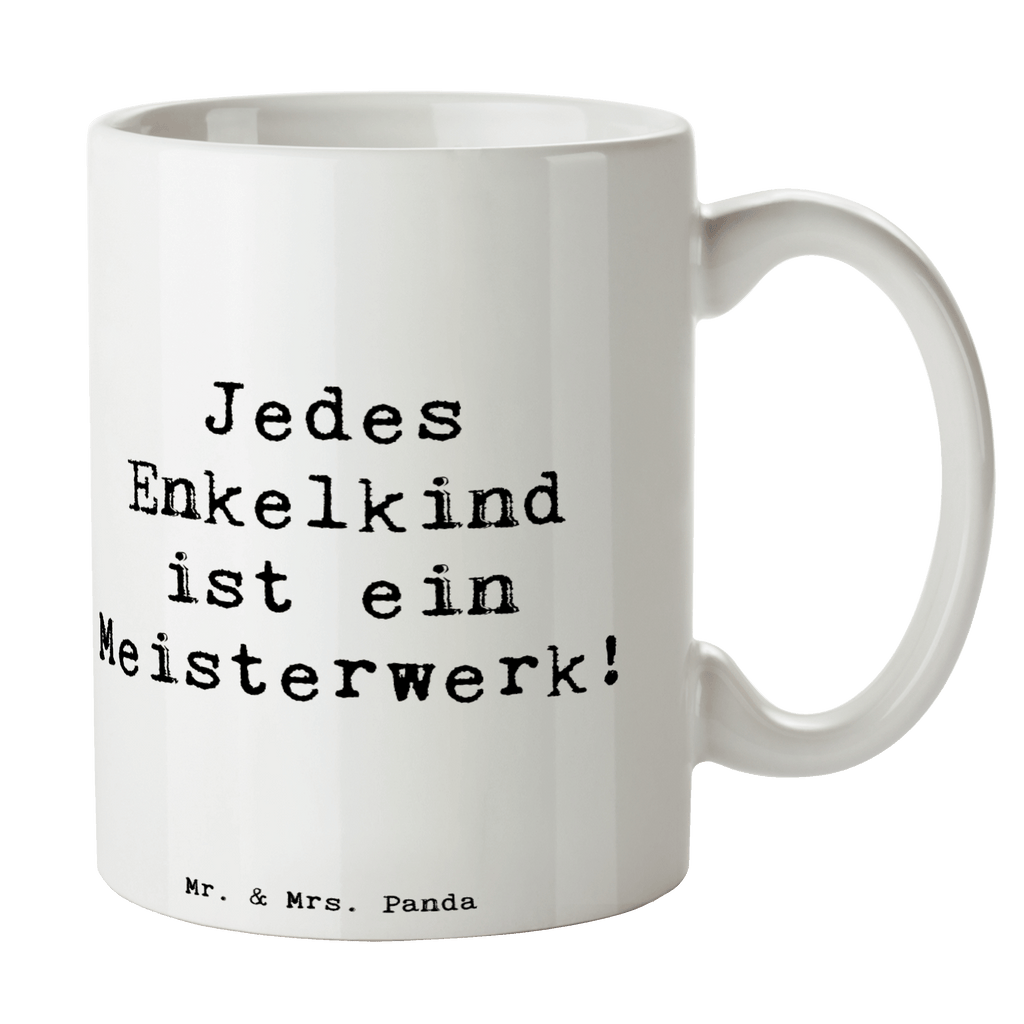 Tasse Spruch Enkelkinder Meisterwerk Tasse, Kaffeetasse, Teetasse, Becher, Kaffeebecher, Teebecher, Keramiktasse, Porzellantasse, Büro Tasse, Geschenk Tasse, Tasse Sprüche, Tasse Motive, Kaffeetassen, Tasse bedrucken, Designer Tasse, Cappuccino Tassen, Schöne Teetassen, Familie, Vatertag, Muttertag, Bruder, Schwester, Mama, Papa, Oma, Opa