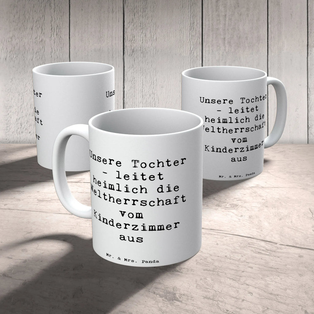 Tasse Spruch Tochter Weltherrschaft Tasse, Kaffeetasse, Teetasse, Becher, Kaffeebecher, Teebecher, Keramiktasse, Porzellantasse, Büro Tasse, Geschenk Tasse, Tasse Sprüche, Tasse Motive, Kaffeetassen, Tasse bedrucken, Designer Tasse, Cappuccino Tassen, Schöne Teetassen, Familie, Vatertag, Muttertag, Bruder, Schwester, Mama, Papa, Oma, Opa