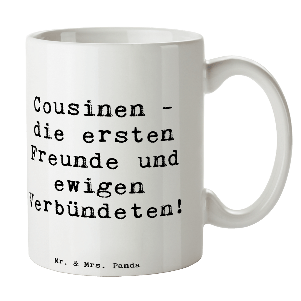 Tasse Spruch Cousine Freunde Tasse, Kaffeetasse, Teetasse, Becher, Kaffeebecher, Teebecher, Keramiktasse, Porzellantasse, Büro Tasse, Geschenk Tasse, Tasse Sprüche, Tasse Motive, Kaffeetassen, Tasse bedrucken, Designer Tasse, Cappuccino Tassen, Schöne Teetassen, Familie, Vatertag, Muttertag, Bruder, Schwester, Mama, Papa, Oma, Opa