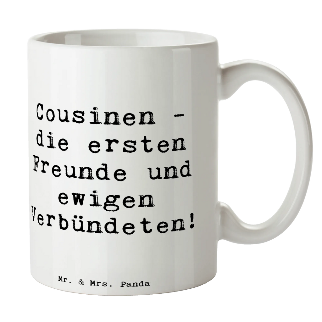 Tasse Spruch Cousine Freunde Tasse, Kaffeetasse, Teetasse, Becher, Kaffeebecher, Teebecher, Keramiktasse, Porzellantasse, Büro Tasse, Geschenk Tasse, Tasse Sprüche, Tasse Motive, Kaffeetassen, Tasse bedrucken, Designer Tasse, Cappuccino Tassen, Schöne Teetassen, Familie, Vatertag, Muttertag, Bruder, Schwester, Mama, Papa, Oma, Opa