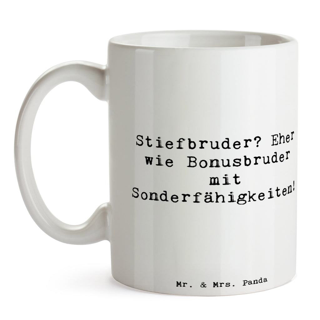 Tasse Spruch Stiefbruder Tasse, Kaffeetasse, Teetasse, Becher, Kaffeebecher, Teebecher, Keramiktasse, Porzellantasse, Büro Tasse, Geschenk Tasse, Tasse Sprüche, Tasse Motive, Kaffeetassen, Tasse bedrucken, Designer Tasse, Cappuccino Tassen, Schöne Teetassen, Familie, Vatertag, Muttertag, Bruder, Schwester, Mama, Papa, Oma, Opa