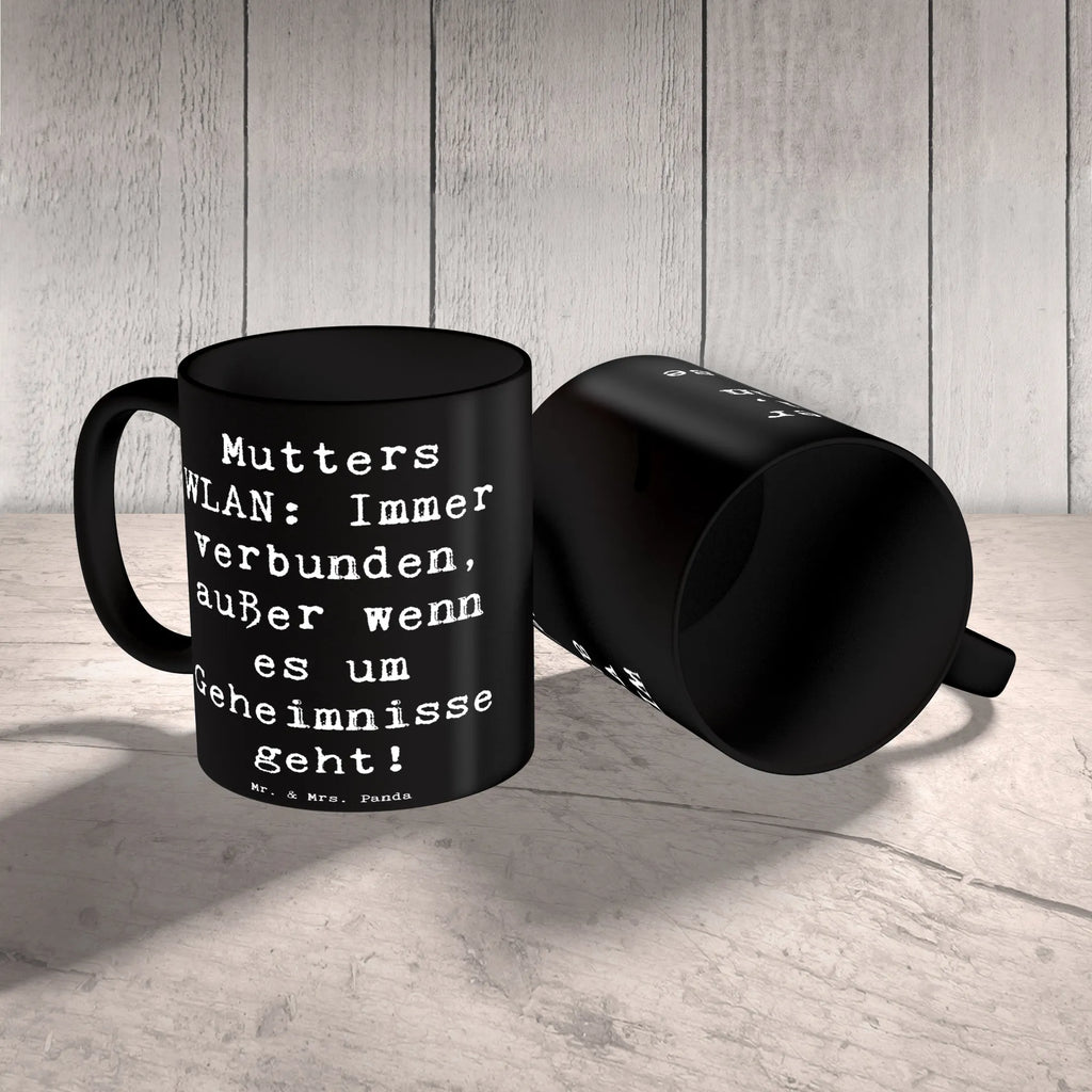 Tasse Spruch Mutters WLAN Tasse, Kaffeetasse, Teetasse, Becher, Kaffeebecher, Teebecher, Keramiktasse, Porzellantasse, Büro Tasse, Geschenk Tasse, Tasse Sprüche, Tasse Motive, Kaffeetassen, Tasse bedrucken, Designer Tasse, Cappuccino Tassen, Schöne Teetassen, Familie, Vatertag, Muttertag, Bruder, Schwester, Mama, Papa, Oma, Opa