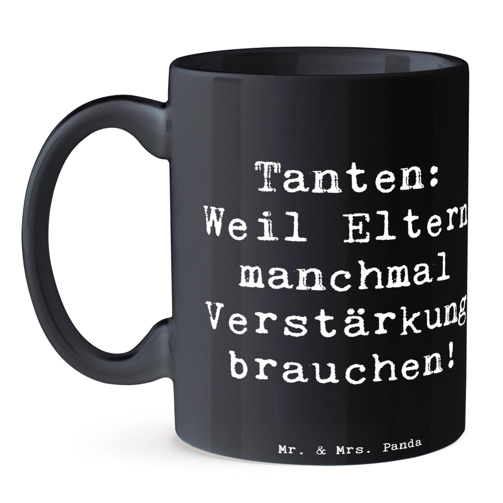 Tasse Tante: Weil Eltern manchmal Verstärkung brauchen! - Familienhumor Tasse, Kaffeetasse, Teetasse, Becher, Kaffeebecher, Teebecher, Keramiktasse, Porzellantasse, Büro Tasse, Geschenk Tasse, Tasse Sprüche, Tasse Motive, Kaffeetassen, Tasse bedrucken, Designer Tasse, Cappuccino Tassen, Schöne Teetassen, Familie, Vatertag, Muttertag, Bruder, Schwester, Mama, Papa, Oma, Opa