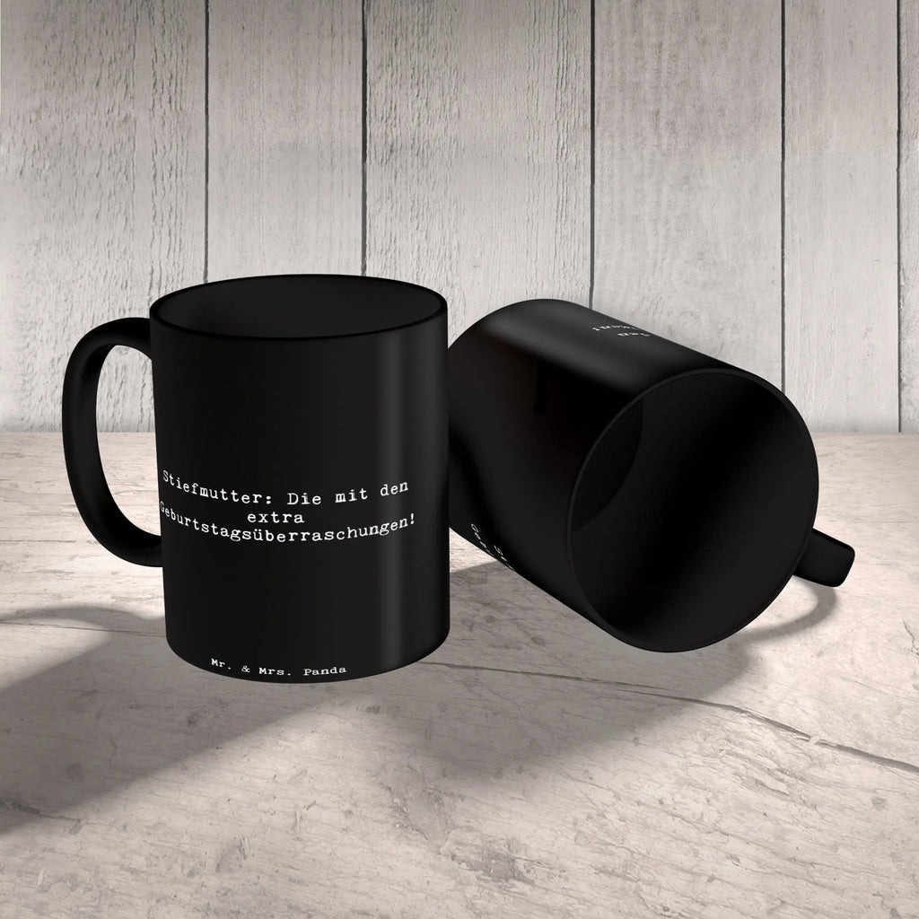 Tasse Spruch Stiefmutter Überraschungen Tasse, Kaffeetasse, Teetasse, Becher, Kaffeebecher, Teebecher, Keramiktasse, Porzellantasse, Büro Tasse, Geschenk Tasse, Tasse Sprüche, Tasse Motive, Kaffeetassen, Tasse bedrucken, Designer Tasse, Cappuccino Tassen, Schöne Teetassen, Familie, Vatertag, Muttertag, Bruder, Schwester, Mama, Papa, Oma, Opa