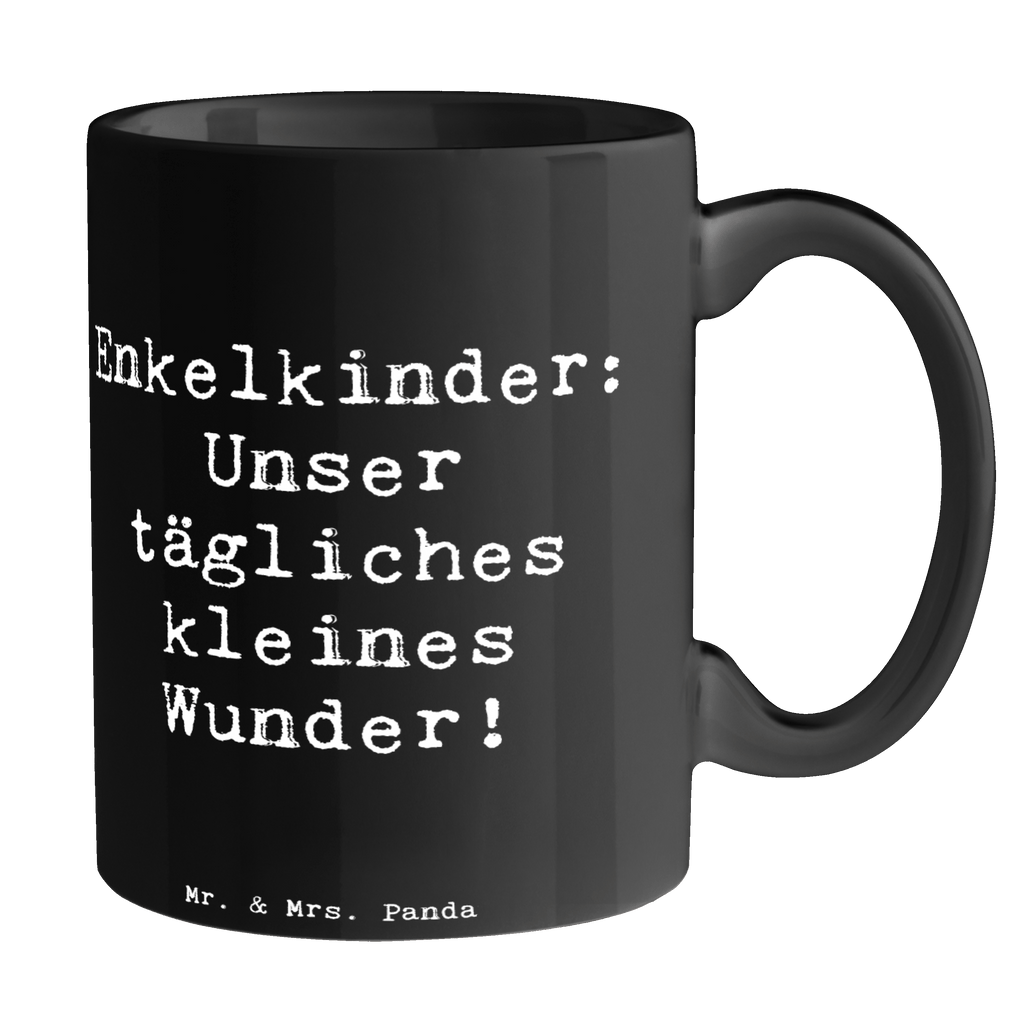 Tasse Wunder Enkelkinder Tasse, Kaffeetasse, Teetasse, Becher, Kaffeebecher, Teebecher, Keramiktasse, Porzellantasse, Büro Tasse, Geschenk Tasse, Tasse Sprüche, Tasse Motive