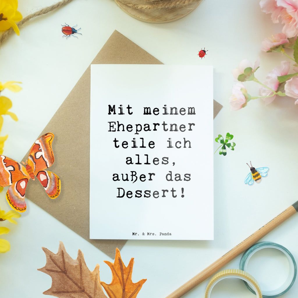 Grußkarte Spruch Ehepartner Dessert Grußkarte, Klappkarte, Einladungskarte, Glückwunschkarte, Hochzeitskarte, Geburtstagskarte, Karte, Ansichtskarten, Familie, Vatertag, Muttertag, Bruder, Schwester, Mama, Papa, Oma, Opa