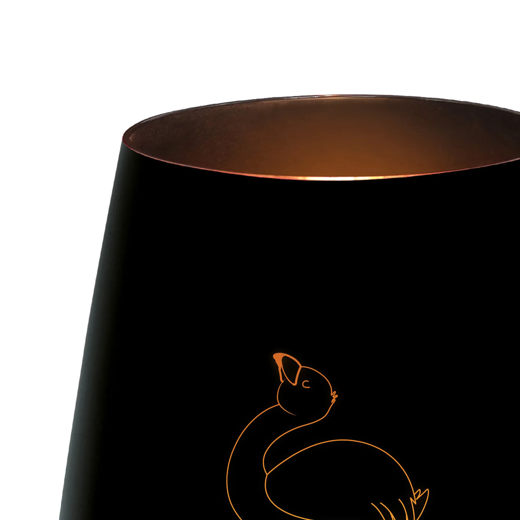 Gold Windlicht Flamingo Stolz Windlicht, Teelicht, Graviertes Windlicht, Windlicht Gravur, Kerze, Windlicht aus Glas, Teelicht aus Glas, Flamingo, stolz, Freude, Selbstliebe, Selbstakzeptanz, Freundin, beste Freundin, Tochter, Mama, Schwester