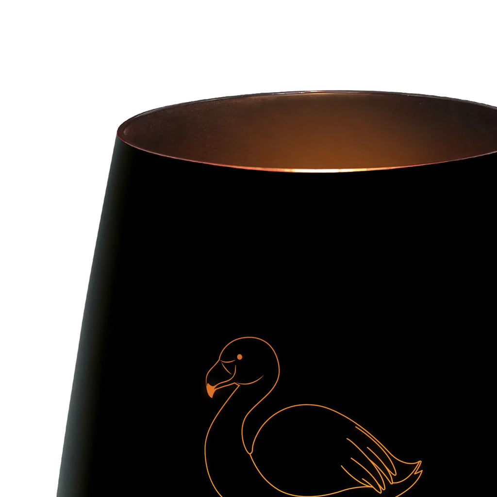 Gold Windlicht Flamingo Classic Windlicht, Teelicht, Graviertes Windlicht, Windlicht Gravur, Kerze, Windlicht aus Glas, Teelicht aus Glas, Flamingo, Einzigartig, Selbstliebe, Stolz, ich, für mich, Spruch, Freundin, Freundinnen, Außenseiter, Sohn, Tochter, Geschwister