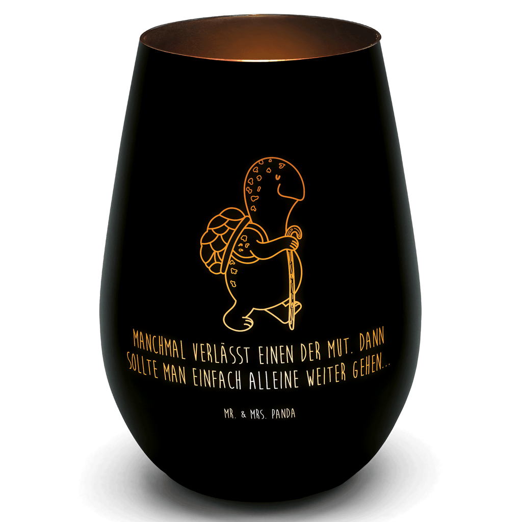 Gold Windlicht Schildkröte Wanderer Windlicht, Teelicht, Graviertes Windlicht, Windlicht Gravur, Kerze, Windlicht aus Glas, Teelicht aus Glas, Schildkröte, Schildkröten, Motivation, Motivationsspruch, Motivationssprüche, Neuanfang