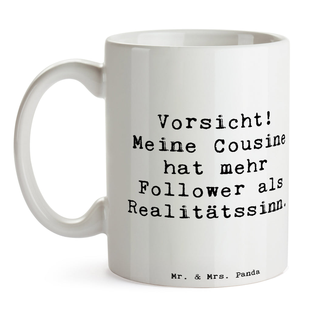 Tasse Spruch Cousine Influencer Tasse, Kaffeetasse, Teetasse, Becher, Kaffeebecher, Teebecher, Keramiktasse, Porzellantasse, Büro Tasse, Geschenk Tasse, Tasse Sprüche, Tasse Motive, Kaffeetassen, Tasse bedrucken, Designer Tasse, Cappuccino Tassen, Schöne Teetassen, Familie, Vatertag, Muttertag, Bruder, Schwester, Mama, Papa, Oma, Opa