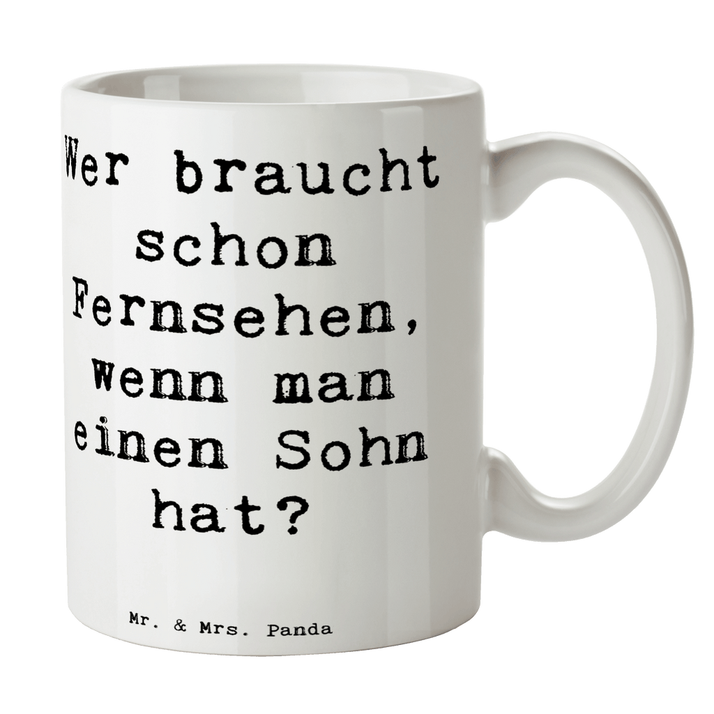 Tasse Sohn Unterhaltung Tasse, Kaffeetasse, Teetasse, Becher, Kaffeebecher, Teebecher, Keramiktasse, Porzellantasse, Büro Tasse, Geschenk Tasse, Tasse Sprüche, Tasse Motive