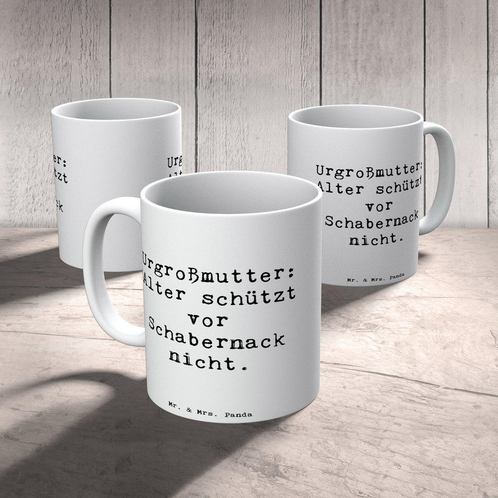 Tasse Spruch Urgroßmutter Schabernack Tasse, Kaffeetasse, Teetasse, Becher, Kaffeebecher, Teebecher, Keramiktasse, Porzellantasse, Büro Tasse, Geschenk Tasse, Tasse Sprüche, Tasse Motive, Kaffeetassen, Tasse bedrucken, Designer Tasse, Cappuccino Tassen, Schöne Teetassen, Familie, Vatertag, Muttertag, Bruder, Schwester, Mama, Papa, Oma, Opa