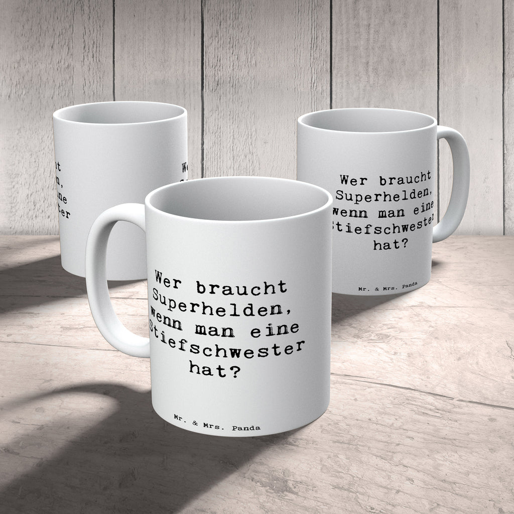 Tasse Spruch Stiefschwester Heldin Tasse, Kaffeetasse, Teetasse, Becher, Kaffeebecher, Teebecher, Keramiktasse, Porzellantasse, Büro Tasse, Geschenk Tasse, Tasse Sprüche, Tasse Motive, Kaffeetassen, Tasse bedrucken, Designer Tasse, Cappuccino Tassen, Schöne Teetassen, Familie, Vatertag, Muttertag, Bruder, Schwester, Mama, Papa, Oma, Opa