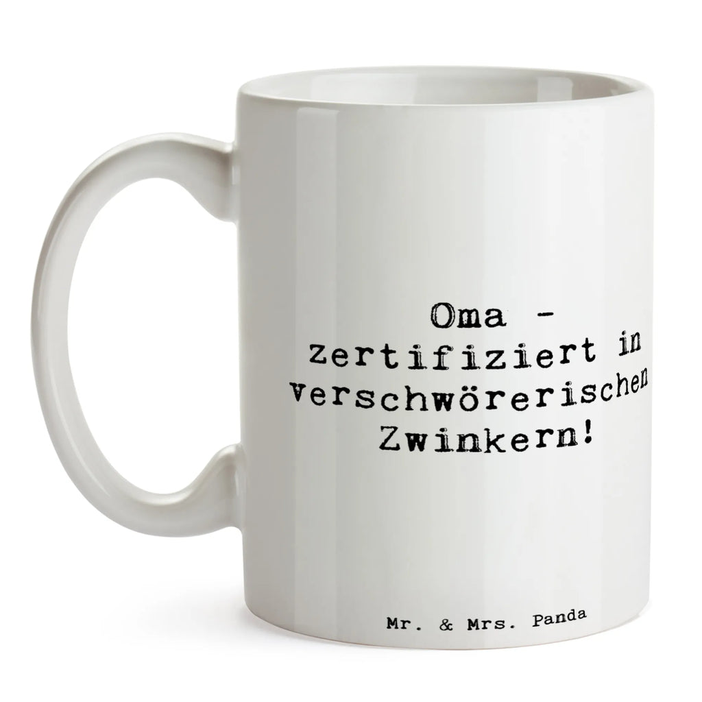 Tasse Spruch Oma Zwinkern Tasse, Kaffeetasse, Teetasse, Becher, Kaffeebecher, Teebecher, Keramiktasse, Porzellantasse, Büro Tasse, Geschenk Tasse, Tasse Sprüche, Tasse Motive, Kaffeetassen, Tasse bedrucken, Designer Tasse, Cappuccino Tassen, Schöne Teetassen, Familie, Vatertag, Muttertag, Bruder, Schwester, Mama, Papa, Oma, Opa