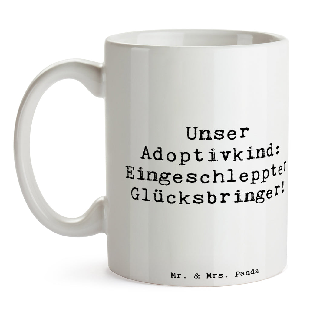 Tasse Spruch Adoptivkind Glücksbringer Tasse, Kaffeetasse, Teetasse, Becher, Kaffeebecher, Teebecher, Keramiktasse, Porzellantasse, Büro Tasse, Geschenk Tasse, Tasse Sprüche, Tasse Motive, Kaffeetassen, Tasse bedrucken, Designer Tasse, Cappuccino Tassen, Schöne Teetassen, Familie, Vatertag, Muttertag, Bruder, Schwester, Mama, Papa, Oma, Opa