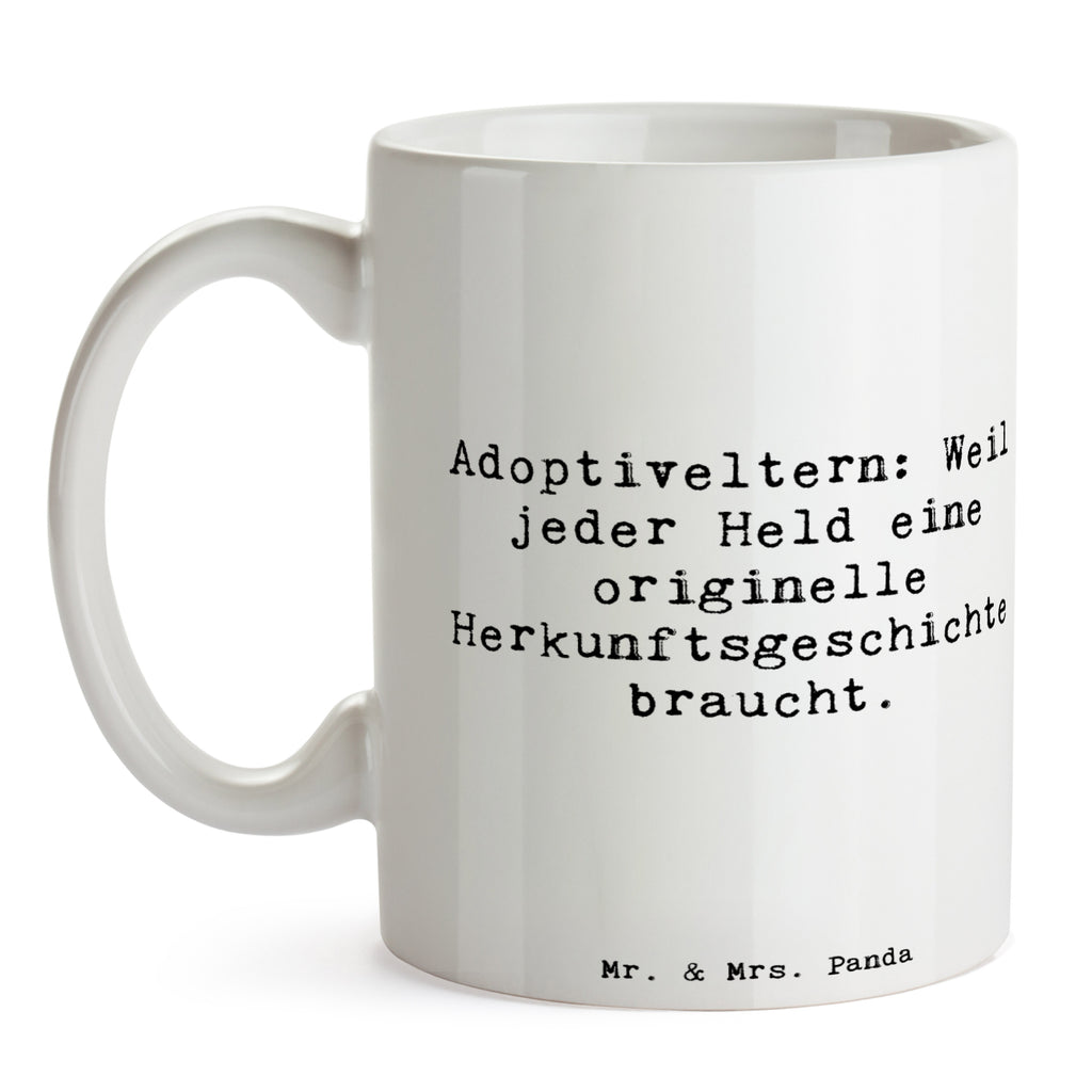 Tasse Spruch Adoptiveltern Helden Tasse, Kaffeetasse, Teetasse, Becher, Kaffeebecher, Teebecher, Keramiktasse, Porzellantasse, Büro Tasse, Geschenk Tasse, Tasse Sprüche, Tasse Motive, Kaffeetassen, Tasse bedrucken, Designer Tasse, Cappuccino Tassen, Schöne Teetassen, Familie, Vatertag, Muttertag, Bruder, Schwester, Mama, Papa, Oma, Opa