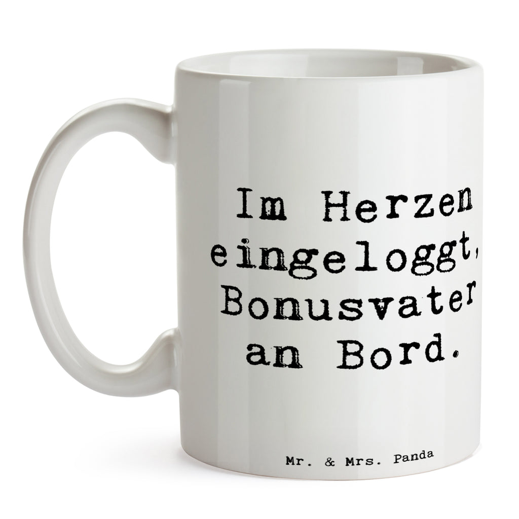 Tasse Spruch Bonusvater Herz Tasse, Kaffeetasse, Teetasse, Becher, Kaffeebecher, Teebecher, Keramiktasse, Porzellantasse, Büro Tasse, Geschenk Tasse, Tasse Sprüche, Tasse Motive, Kaffeetassen, Tasse bedrucken, Designer Tasse, Cappuccino Tassen, Schöne Teetassen, Familie, Vatertag, Muttertag, Bruder, Schwester, Mama, Papa, Oma, Opa