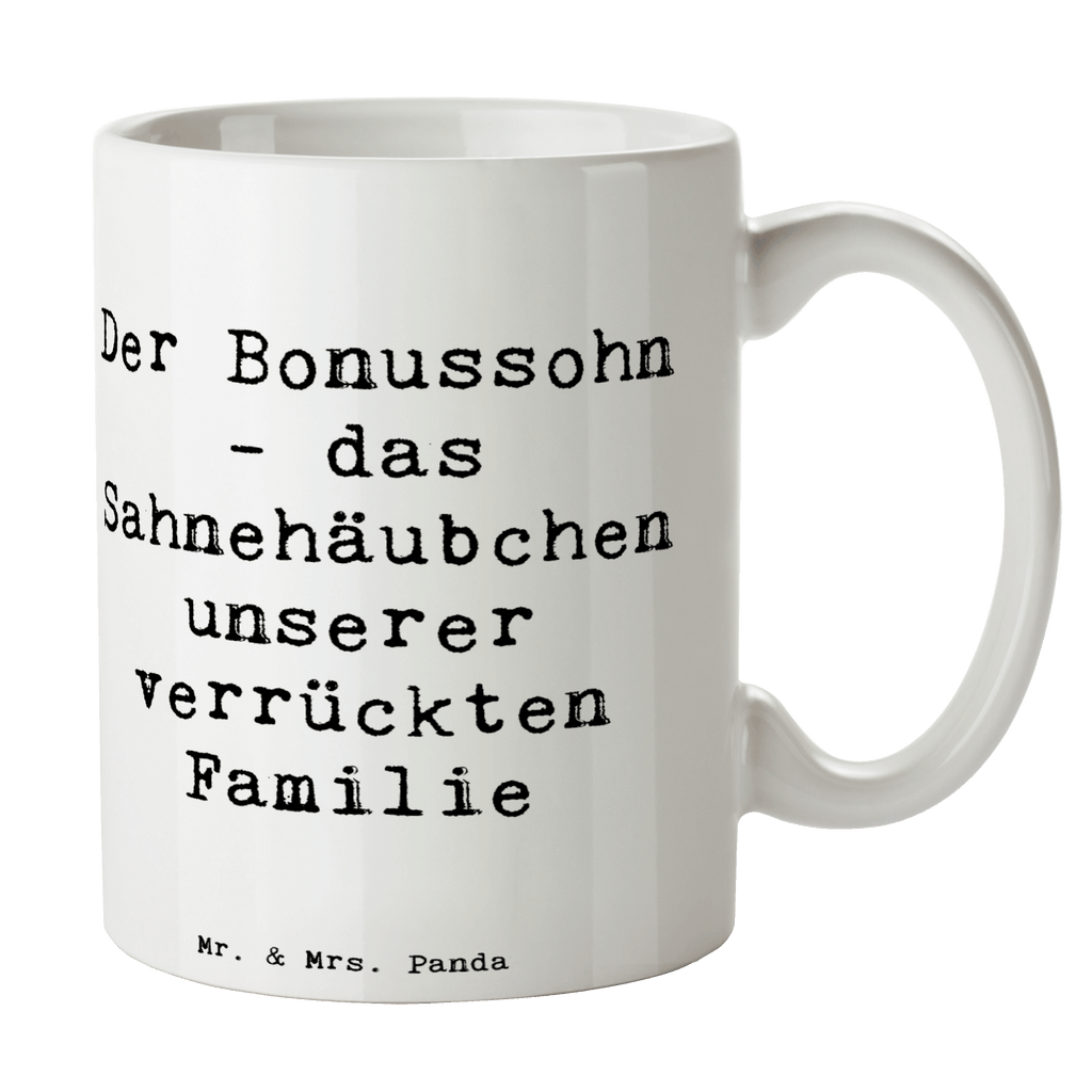 Tasse Spruch Der Bonussohn Tasse, Kaffeetasse, Teetasse, Becher, Kaffeebecher, Teebecher, Keramiktasse, Porzellantasse, Büro Tasse, Geschenk Tasse, Tasse Sprüche, Tasse Motive, Kaffeetassen, Tasse bedrucken, Designer Tasse, Cappuccino Tassen, Schöne Teetassen, Familie, Vatertag, Muttertag, Bruder, Schwester, Mama, Papa, Oma, Opa