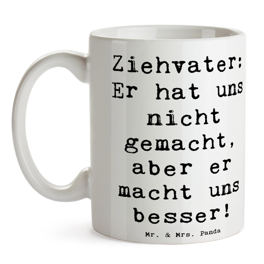 Tasse Spruch Ziehvater Liebe Tasse, Kaffeetasse, Teetasse, Becher, Kaffeebecher, Teebecher, Keramiktasse, Porzellantasse, Büro Tasse, Geschenk Tasse, Tasse Sprüche, Tasse Motive, Kaffeetassen, Tasse bedrucken, Designer Tasse, Cappuccino Tassen, Schöne Teetassen, Familie, Vatertag, Muttertag, Bruder, Schwester, Mama, Papa, Oma, Opa