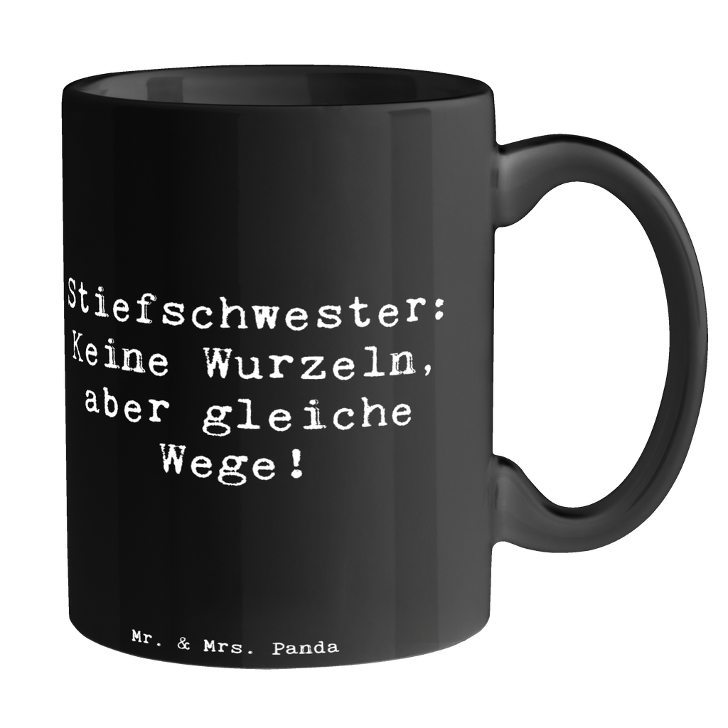 Tasse Wege Stiefschwester Tasse, Kaffeetasse, Teetasse, Becher, Kaffeebecher, Teebecher, Keramiktasse, Porzellantasse, Büro Tasse, Geschenk Tasse, Tasse Sprüche, Tasse Motive