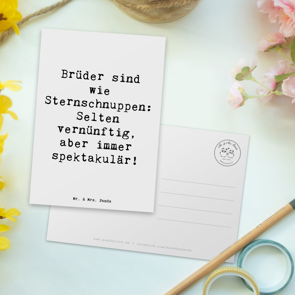 Postkarte Bruder Sternschnuppe Postkarte, Karte, Geschenkkarte, Grußkarte, Einladung, Ansichtskarte, Geburtstagskarte, Einladungskarte, Dankeskarte, Ansichtskarten, Einladung Geburtstag, Einladungskarten Geburtstag, Familie, Vatertag, Muttertag, Bruder, Schwester, Mama, Papa, Oma, Opa