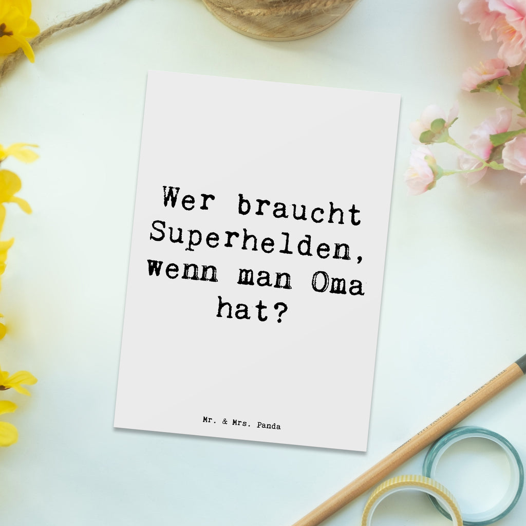 Postkarte Spruch Oma Heldin Postkarte, Karte, Geschenkkarte, Grußkarte, Einladung, Ansichtskarte, Geburtstagskarte, Einladungskarte, Dankeskarte, Ansichtskarten, Einladung Geburtstag, Einladungskarten Geburtstag, Familie, Vatertag, Muttertag, Bruder, Schwester, Mama, Papa, Oma, Opa