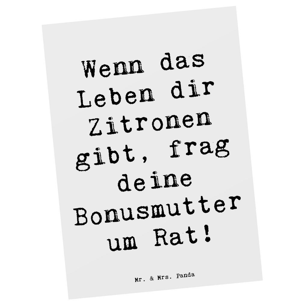 Postkarte Spruch Rat bei Bonusmutter Postkarte, Karte, Geschenkkarte, Grußkarte, Einladung, Ansichtskarte, Geburtstagskarte, Einladungskarte, Dankeskarte, Ansichtskarten, Einladung Geburtstag, Einladungskarten Geburtstag, Familie, Vatertag, Muttertag, Bruder, Schwester, Mama, Papa, Oma, Opa