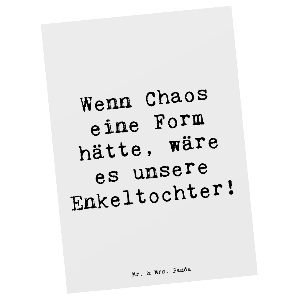 Postkarte Spruch Enkeltochter Chaos Postkarte, Karte, Geschenkkarte, Grußkarte, Einladung, Ansichtskarte, Geburtstagskarte, Einladungskarte, Dankeskarte, Ansichtskarten, Einladung Geburtstag, Einladungskarten Geburtstag, Familie, Vatertag, Muttertag, Bruder, Schwester, Mama, Papa, Oma, Opa