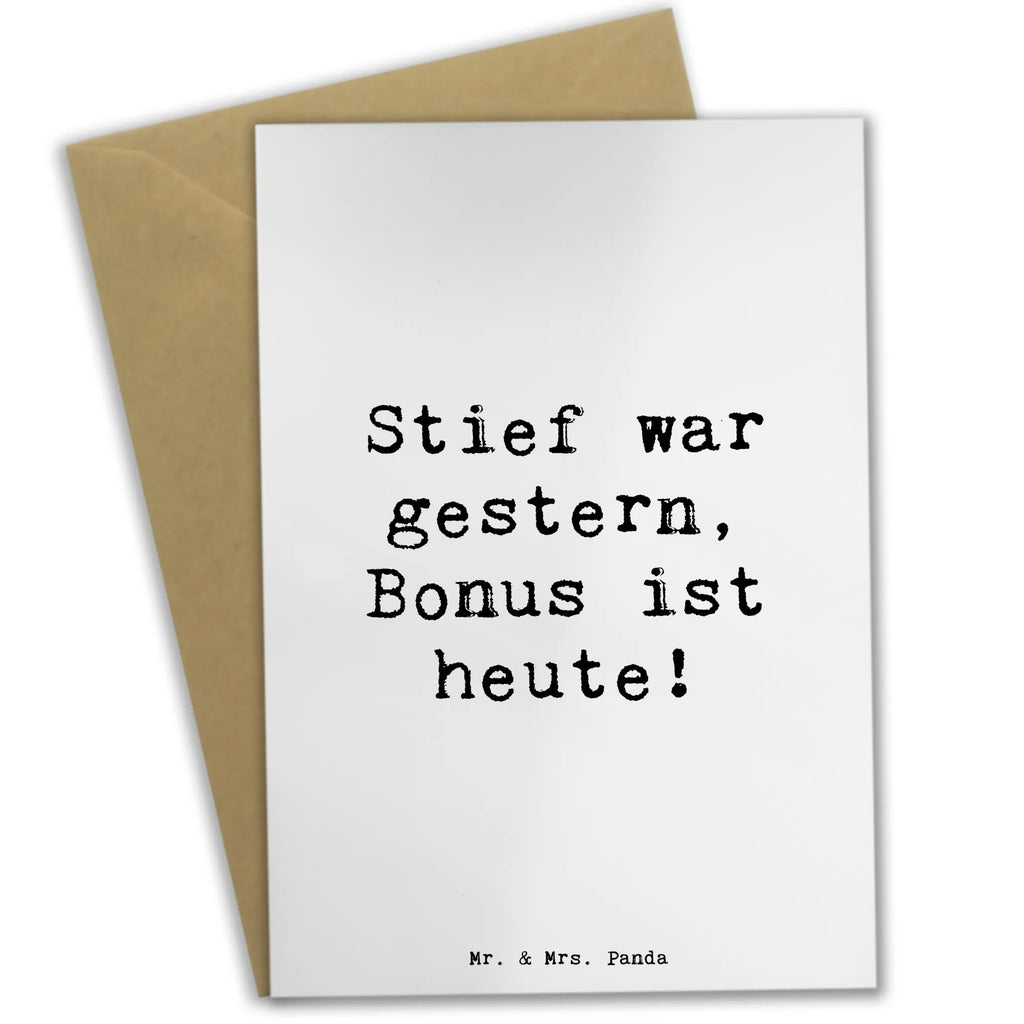 Grußkarte Spruch Bonusvater Freude Grußkarte, Klappkarte, Einladungskarte, Glückwunschkarte, Hochzeitskarte, Geburtstagskarte, Karte, Ansichtskarten, Familie, Vatertag, Muttertag, Bruder, Schwester, Mama, Papa, Oma, Opa