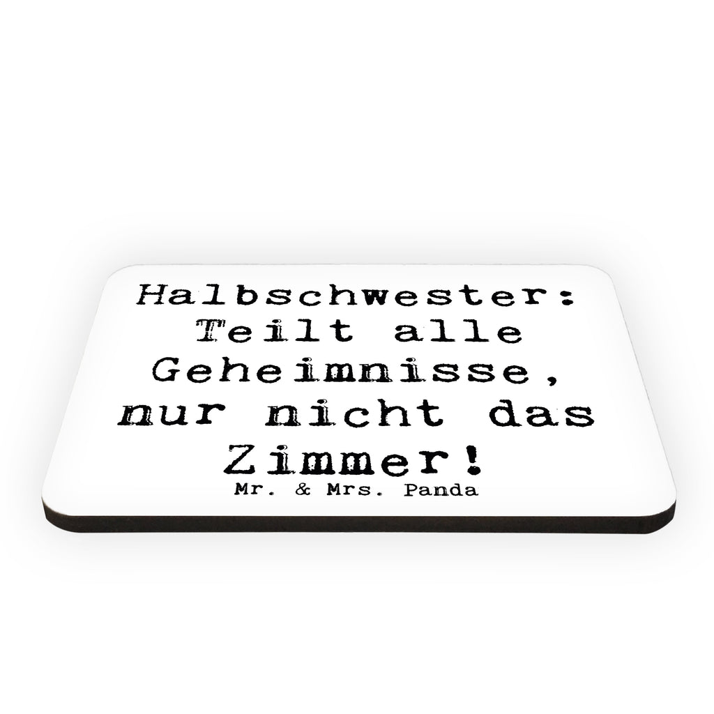 Magnet Spruch Halbschwester Geheimnisse Kühlschrankmagnet, Pinnwandmagnet, Souvenir Magnet, Motivmagnete, Dekomagnet, Whiteboard Magnet, Notiz Magnet, Kühlschrank Dekoration, Familie, Vatertag, Muttertag, Bruder, Schwester, Mama, Papa, Oma, Opa