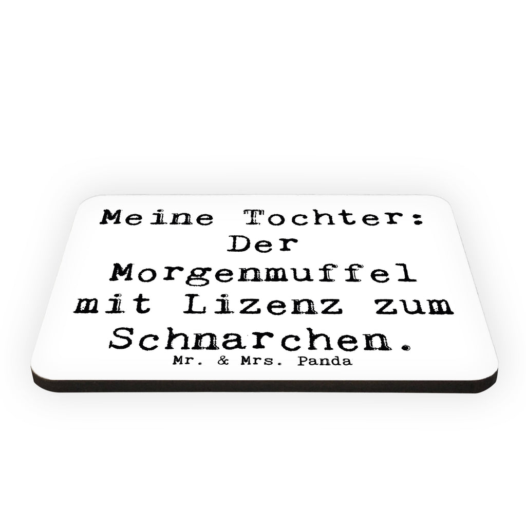 Magnet Spruch Tochter Morgenmuffel Kühlschrankmagnet, Pinnwandmagnet, Souvenir Magnet, Motivmagnete, Dekomagnet, Whiteboard Magnet, Notiz Magnet, Kühlschrank Dekoration, Familie, Vatertag, Muttertag, Bruder, Schwester, Mama, Papa, Oma, Opa