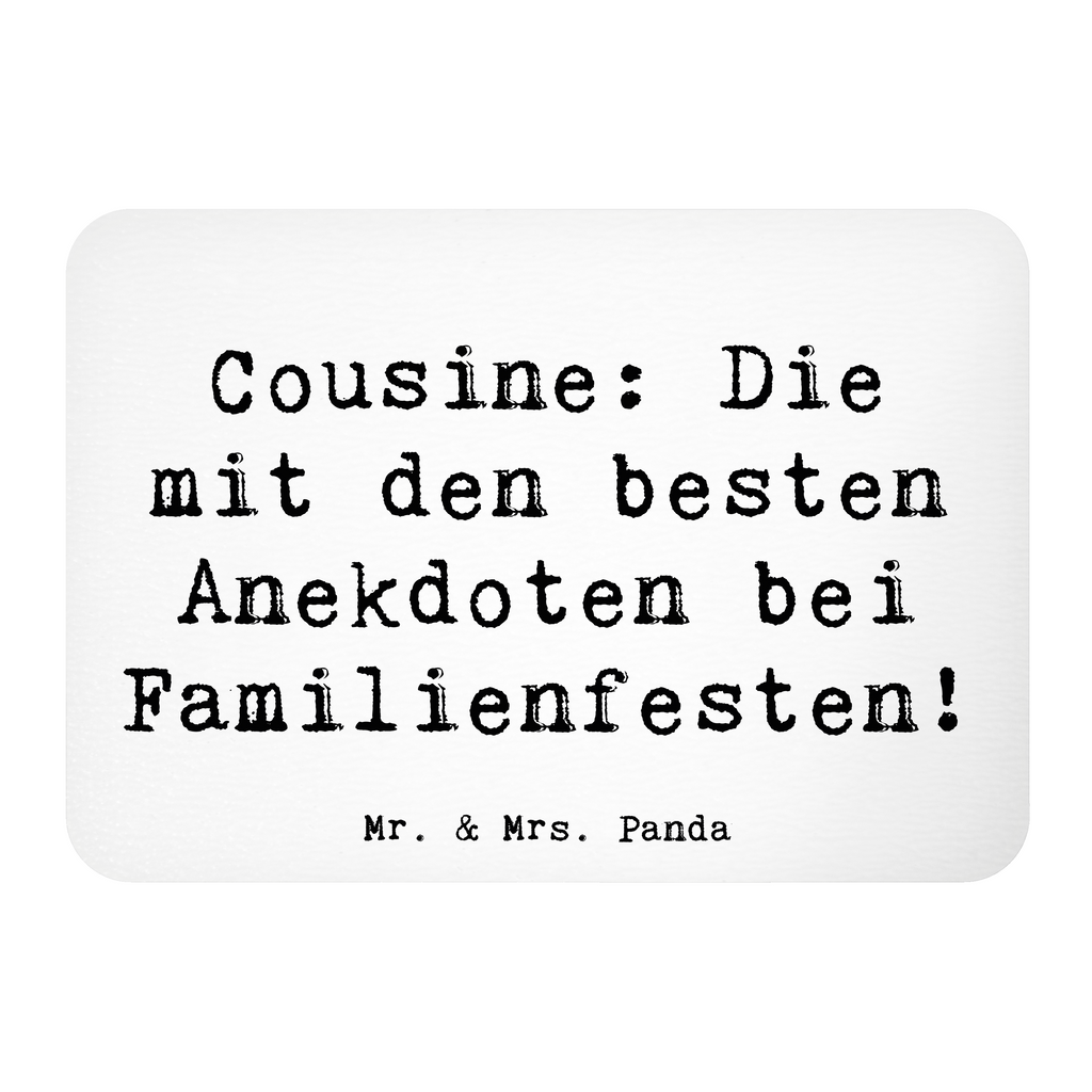 Magnet Spruch Cousine Anekdoten Kühlschrankmagnet, Pinnwandmagnet, Souvenir Magnet, Motivmagnete, Dekomagnet, Whiteboard Magnet, Notiz Magnet, Kühlschrank Dekoration, Familie, Vatertag, Muttertag, Bruder, Schwester, Mama, Papa, Oma, Opa