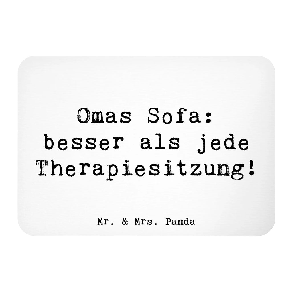 Magnet Spruch Omas Sofa: besser als jede Therapiesitzung! Kühlschrankmagnet, Pinnwandmagnet, Souvenir Magnet, Motivmagnete, Dekomagnet, Whiteboard Magnet, Notiz Magnet, Kühlschrank Dekoration, Familie, Vatertag, Muttertag, Bruder, Schwester, Mama, Papa, Oma, Opa