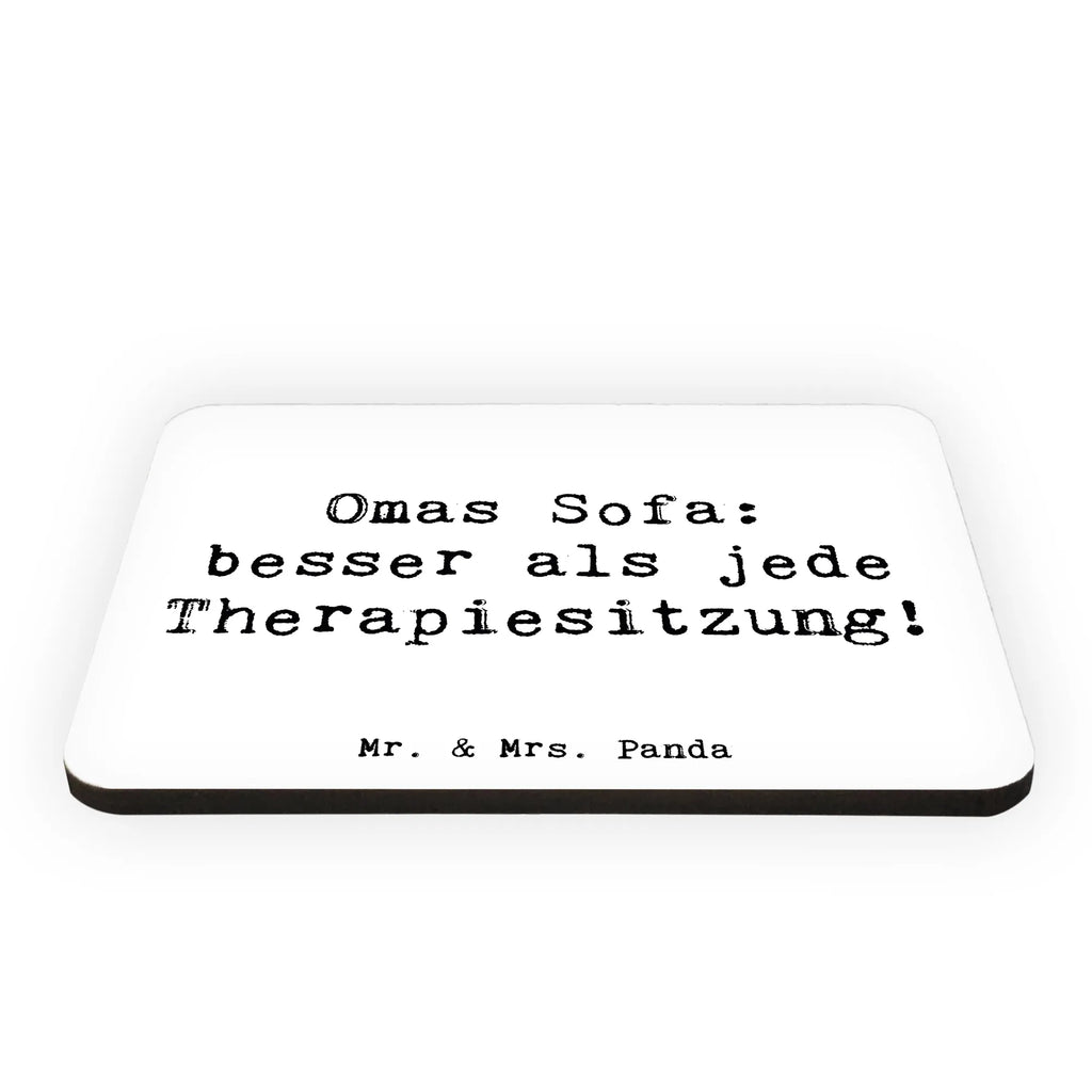 Magnet Spruch Omas Sofa: besser als jede Therapiesitzung! Kühlschrankmagnet, Pinnwandmagnet, Souvenir Magnet, Motivmagnete, Dekomagnet, Whiteboard Magnet, Notiz Magnet, Kühlschrank Dekoration, Familie, Vatertag, Muttertag, Bruder, Schwester, Mama, Papa, Oma, Opa