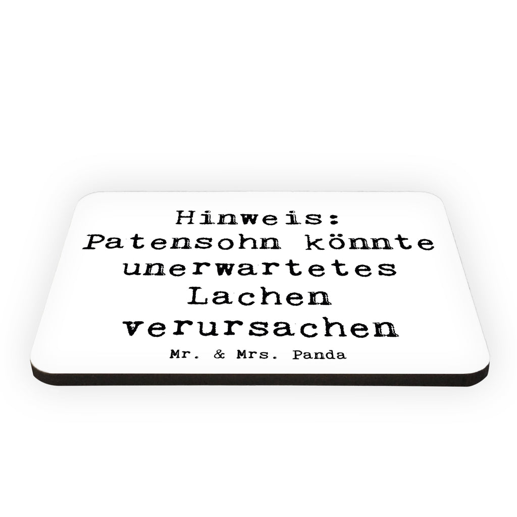 Magnet Spruch Unerwartetes Lachen Patensohn Kühlschrankmagnet, Pinnwandmagnet, Souvenir Magnet, Motivmagnete, Dekomagnet, Whiteboard Magnet, Notiz Magnet, Kühlschrank Dekoration, Familie, Vatertag, Muttertag, Bruder, Schwester, Mama, Papa, Oma, Opa