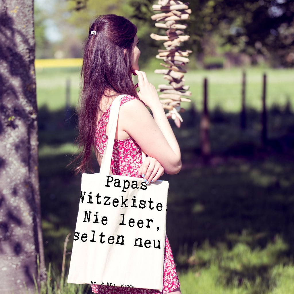 Tragetasche Spruch Vater Witzekiste Beuteltasche, Beutel, Einkaufstasche, Jutebeutel, Stoffbeutel, Tasche, Shopper, Umhängetasche, Strandtasche, Schultertasche, Stofftasche, Tragetasche, Badetasche, Jutetasche, Einkaufstüte, Laptoptasche, Familie, Vatertag, Muttertag, Bruder, Schwester, Mama, Papa, Oma, Opa