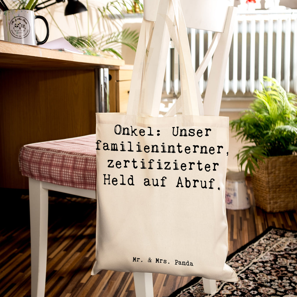 Tragetasche Spruch Onkel-Held Beuteltasche, Beutel, Einkaufstasche, Jutebeutel, Stoffbeutel, Tasche, Shopper, Umhängetasche, Strandtasche, Schultertasche, Stofftasche, Tragetasche, Badetasche, Jutetasche, Einkaufstüte, Laptoptasche, Familie, Vatertag, Muttertag, Bruder, Schwester, Mama, Papa, Oma, Opa