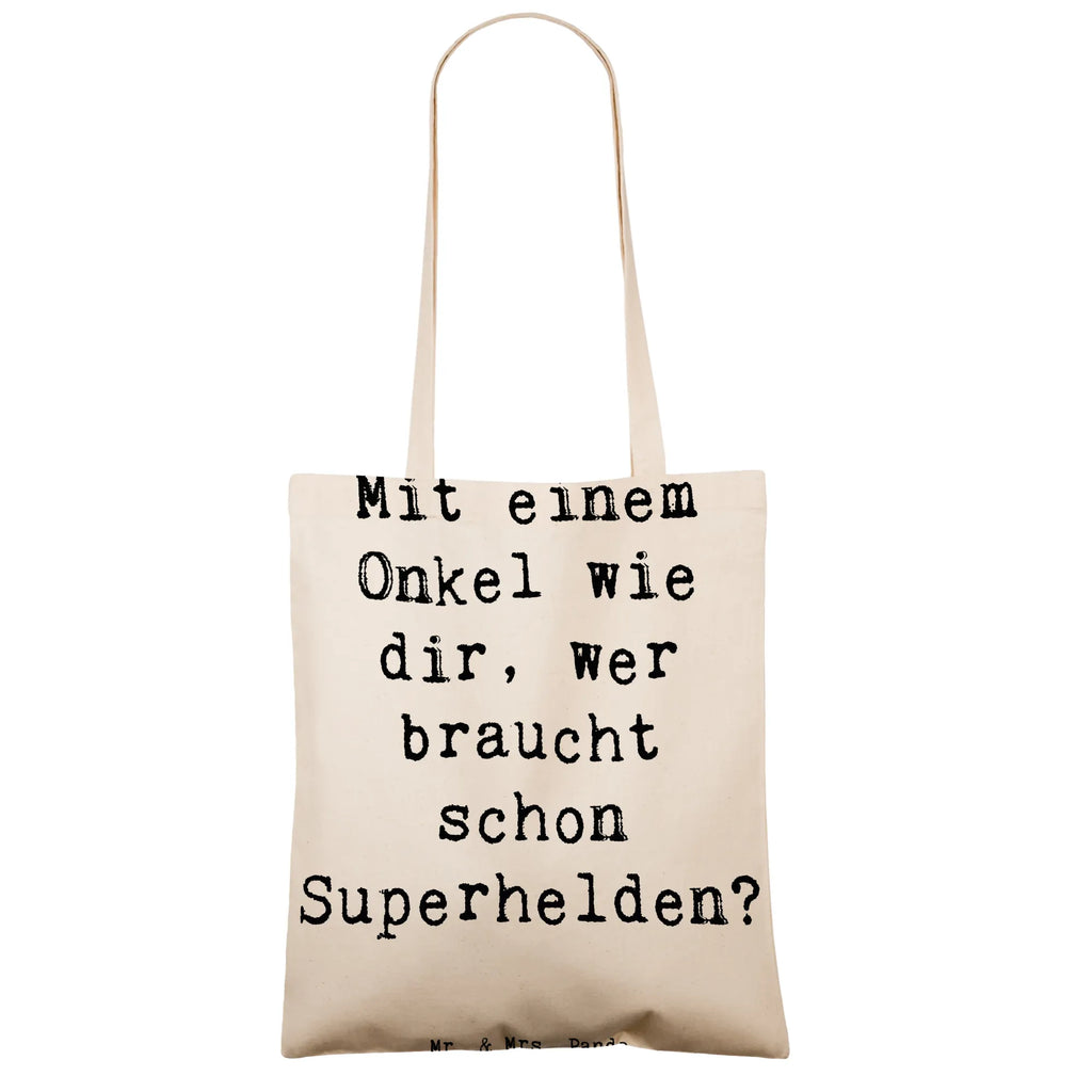 Tragetasche Spruch Super-Onkel Beuteltasche, Beutel, Einkaufstasche, Jutebeutel, Stoffbeutel, Tasche, Shopper, Umhängetasche, Strandtasche, Schultertasche, Stofftasche, Tragetasche, Badetasche, Jutetasche, Einkaufstüte, Laptoptasche, Familie, Vatertag, Muttertag, Bruder, Schwester, Mama, Papa, Oma, Opa