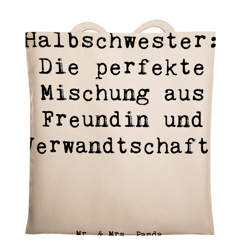 Tragetasche Spruch Halbschwester Glück Beuteltasche, Beutel, Einkaufstasche, Jutebeutel, Stoffbeutel, Tasche, Shopper, Umhängetasche, Strandtasche, Schultertasche, Stofftasche, Tragetasche, Badetasche, Jutetasche, Einkaufstüte, Laptoptasche, Familie, Vatertag, Muttertag, Bruder, Schwester, Mama, Papa, Oma, Opa