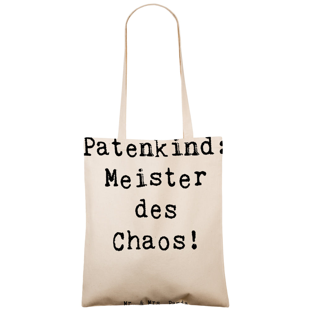 Tragetasche Spruch Patenkind Chaosmeister Beuteltasche, Beutel, Einkaufstasche, Jutebeutel, Stoffbeutel, Tasche, Shopper, Umhängetasche, Strandtasche, Schultertasche, Stofftasche, Tragetasche, Badetasche, Jutetasche, Einkaufstüte, Laptoptasche, Familie, Vatertag, Muttertag, Bruder, Schwester, Mama, Papa, Oma, Opa