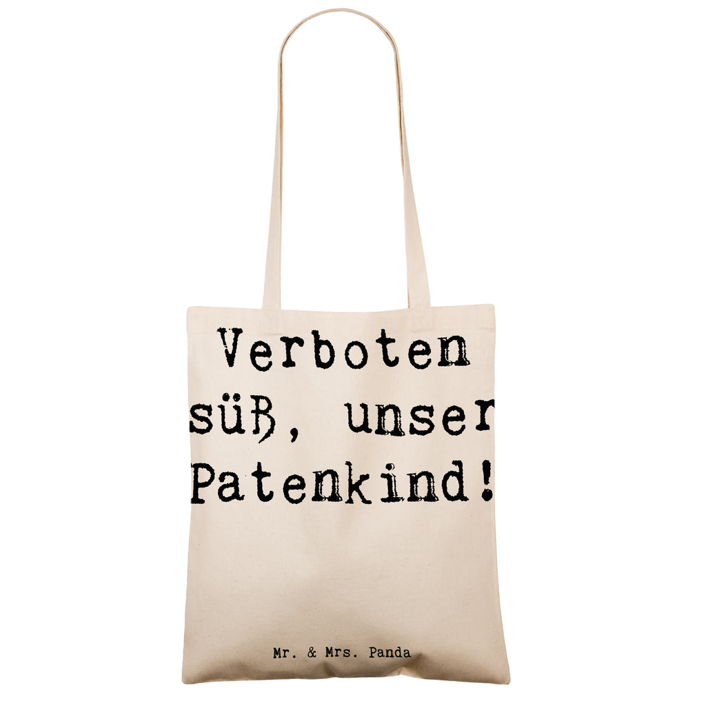 Tragetasche Spruch Verboten süß Patenkind Beuteltasche, Beutel, Einkaufstasche, Jutebeutel, Stoffbeutel, Tasche, Shopper, Umhängetasche, Strandtasche, Schultertasche, Stofftasche, Tragetasche, Badetasche, Jutetasche, Einkaufstüte, Laptoptasche, Familie, Vatertag, Muttertag, Bruder, Schwester, Mama, Papa, Oma, Opa