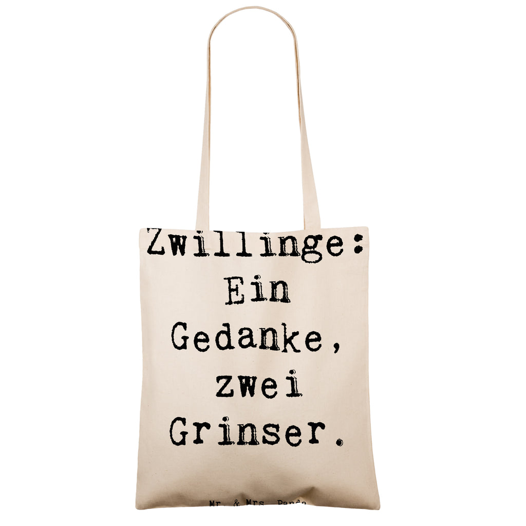 Tragetasche Spruch Zwillingsgeschwister Grinser Beuteltasche, Beutel, Einkaufstasche, Jutebeutel, Stoffbeutel, Tasche, Shopper, Umhängetasche, Strandtasche, Schultertasche, Stofftasche, Tragetasche, Badetasche, Jutetasche, Einkaufstüte, Laptoptasche, Familie, Vatertag, Muttertag, Bruder, Schwester, Mama, Papa, Oma, Opa