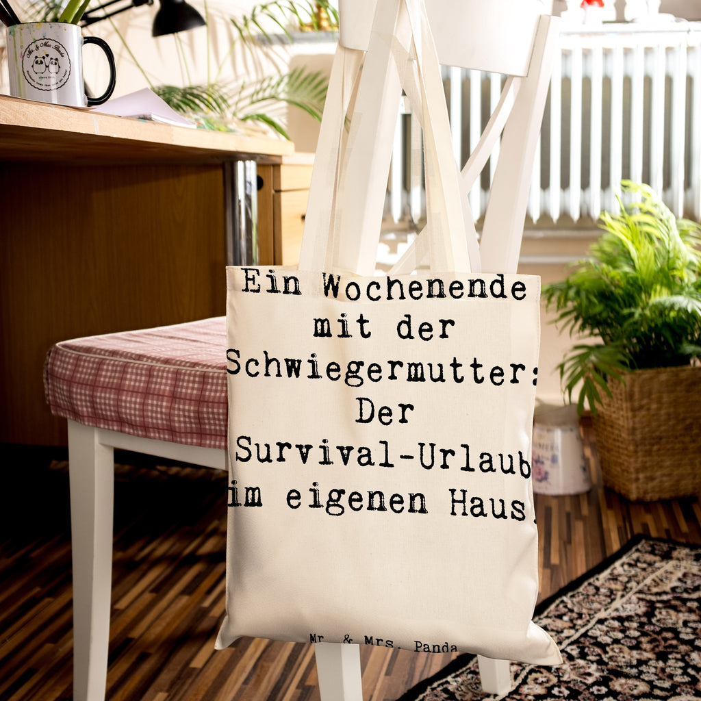 Tragetasche Spruch Schwiegermutter Abenteuer Beuteltasche, Beutel, Einkaufstasche, Jutebeutel, Stoffbeutel, Tasche, Shopper, Umhängetasche, Strandtasche, Schultertasche, Stofftasche, Tragetasche, Badetasche, Jutetasche, Einkaufstüte, Laptoptasche, Familie, Vatertag, Muttertag, Bruder, Schwester, Mama, Papa, Oma, Opa