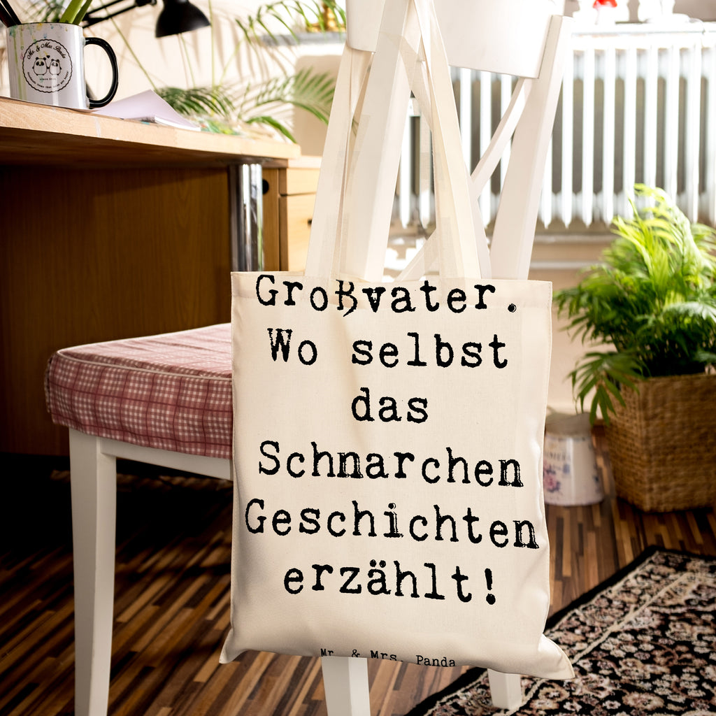 Tragetasche Spruch Großvater Geschichten Beuteltasche, Beutel, Einkaufstasche, Jutebeutel, Stoffbeutel, Tasche, Shopper, Umhängetasche, Strandtasche, Schultertasche, Stofftasche, Tragetasche, Badetasche, Jutetasche, Einkaufstüte, Laptoptasche, Familie, Vatertag, Muttertag, Bruder, Schwester, Mama, Papa, Oma, Opa