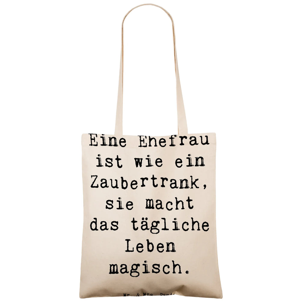 Tragetasche Spruch Magische Ehefrau Beuteltasche, Beutel, Einkaufstasche, Jutebeutel, Stoffbeutel, Tasche, Shopper, Umhängetasche, Strandtasche, Schultertasche, Stofftasche, Tragetasche, Badetasche, Jutetasche, Einkaufstüte, Laptoptasche, Familie, Vatertag, Muttertag, Bruder, Schwester, Mama, Papa, Oma, Opa