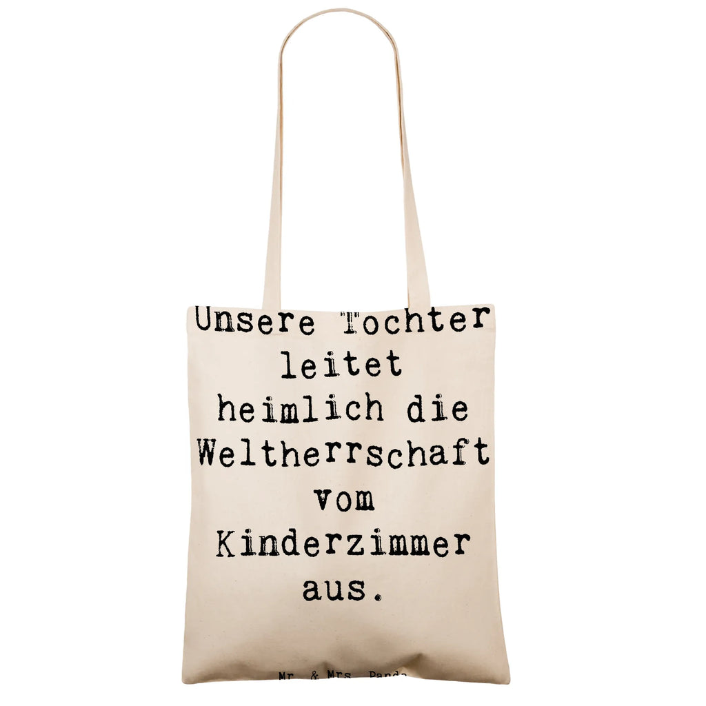 Tragetasche Spruch Tochter Weltherrschaft Beuteltasche, Beutel, Einkaufstasche, Jutebeutel, Stoffbeutel, Tasche, Shopper, Umhängetasche, Strandtasche, Schultertasche, Stofftasche, Tragetasche, Badetasche, Jutetasche, Einkaufstüte, Laptoptasche, Familie, Vatertag, Muttertag, Bruder, Schwester, Mama, Papa, Oma, Opa